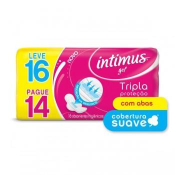 imagem de Absorvente INTIMUS GEL TRIPLA PROT SUAVE com ABAS L16P14