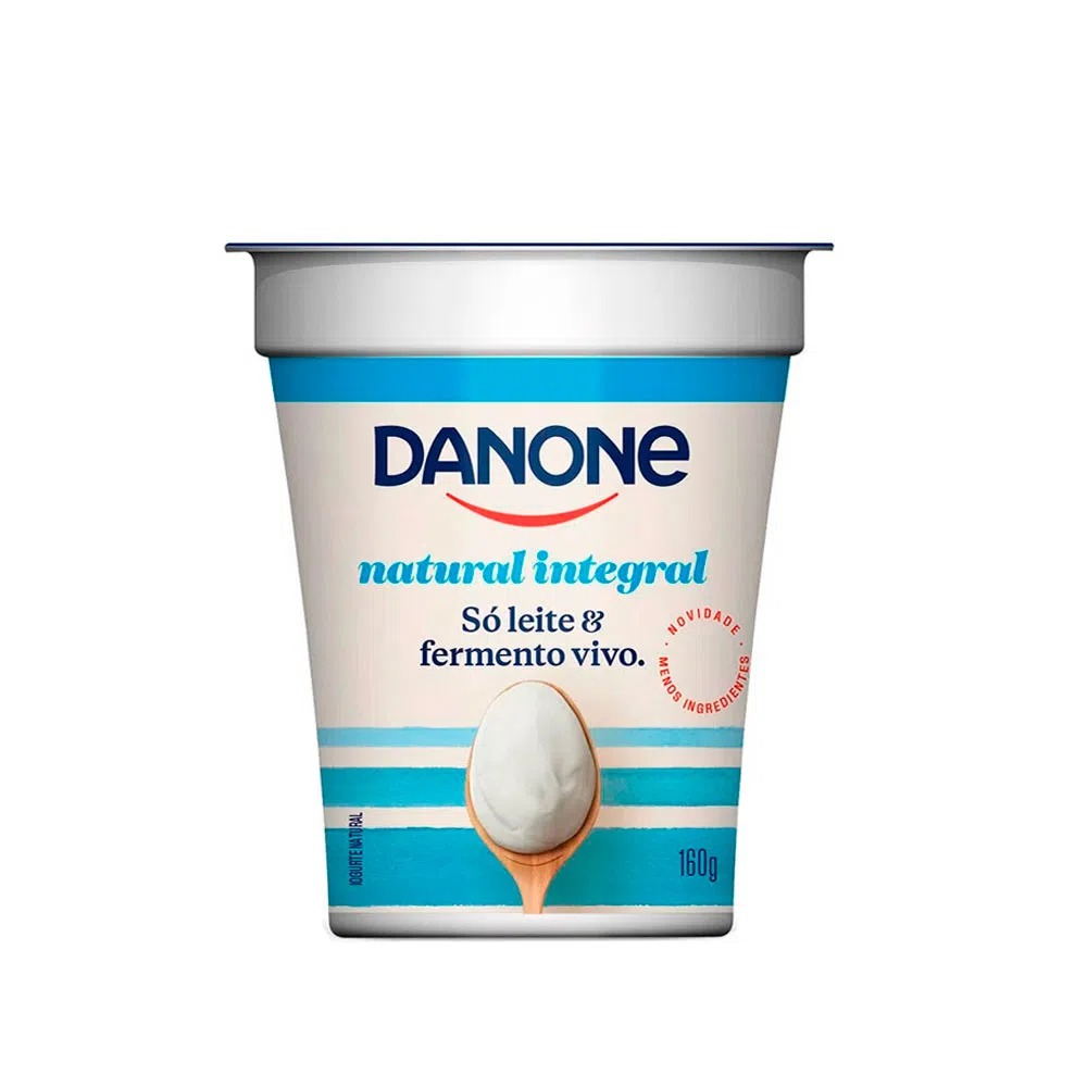 imagem de IOGURTE DANONE NATURAL INTEGRAL 160G