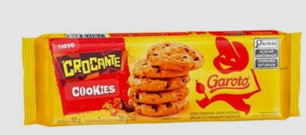 imagem de GAROTO COOKIES CROCANTE 60GR