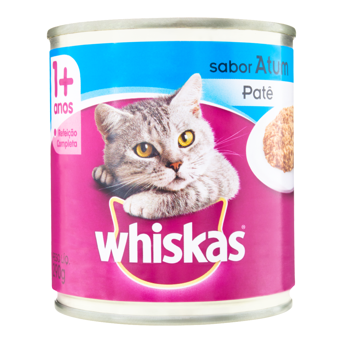 imagem de WHISKAS ATUM LATA 290G