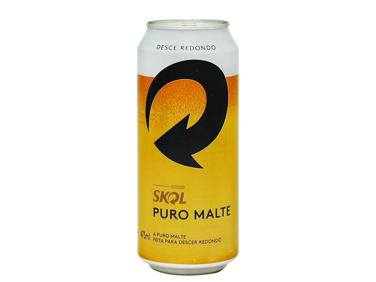 imagem de CERVEJA SKOL PURO MALTE LATAO 473ML