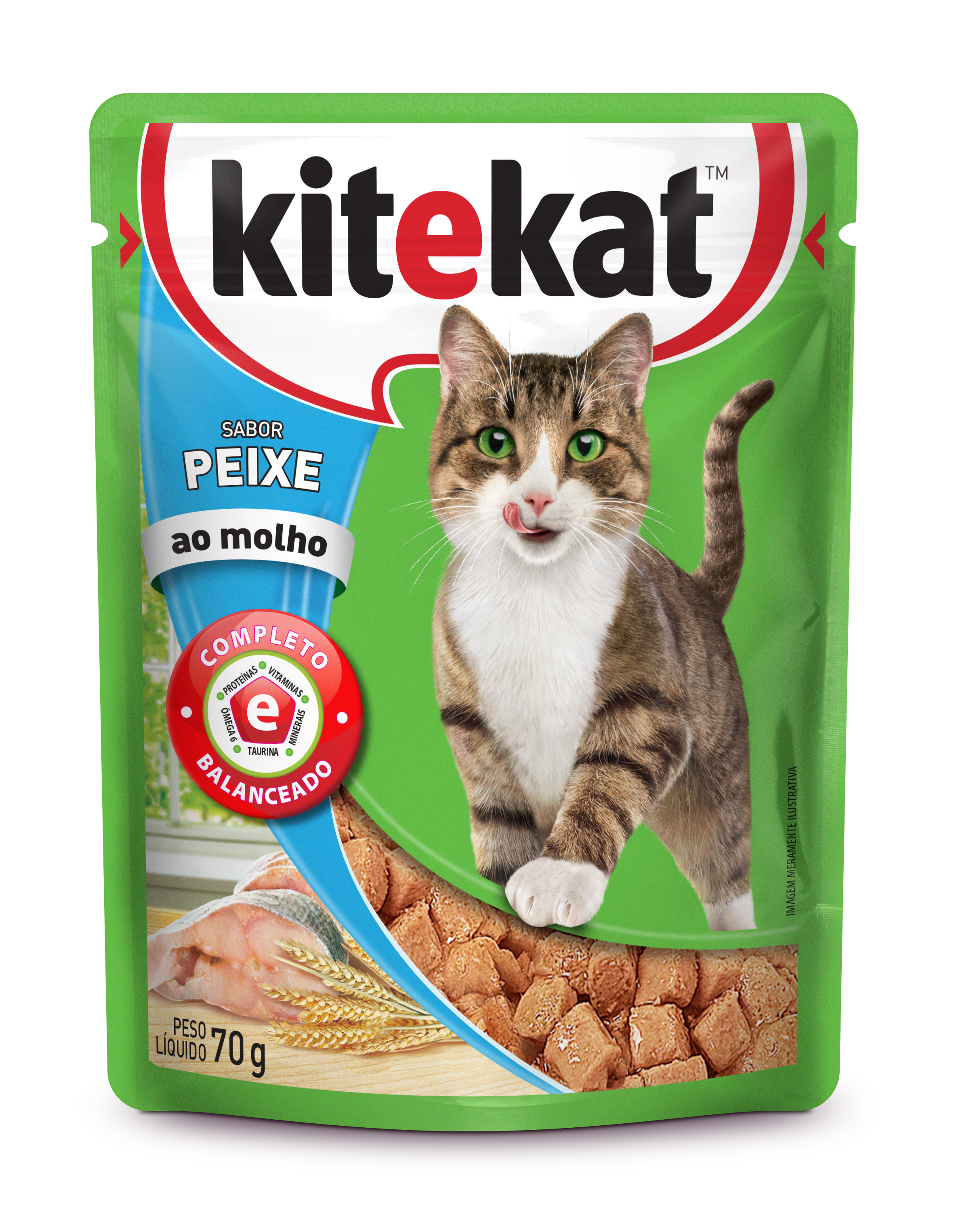 imagem de RACAO MARS KITEKAT SC ADULTO PEIXE 70G