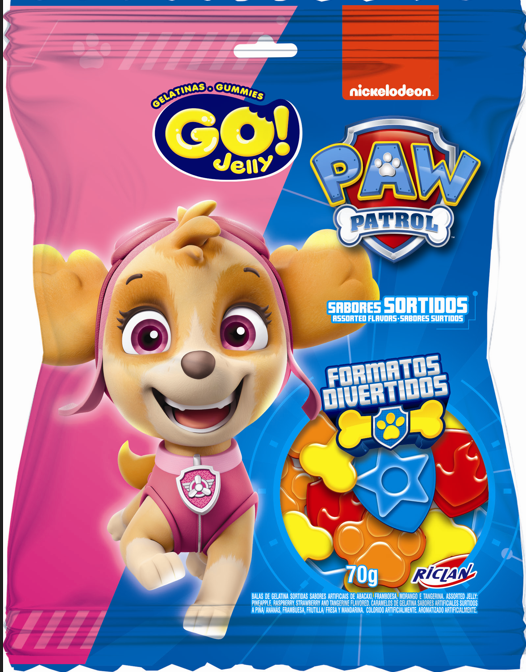 imagem de GELATINA GO JELLY PATRULHA CANINA 70G