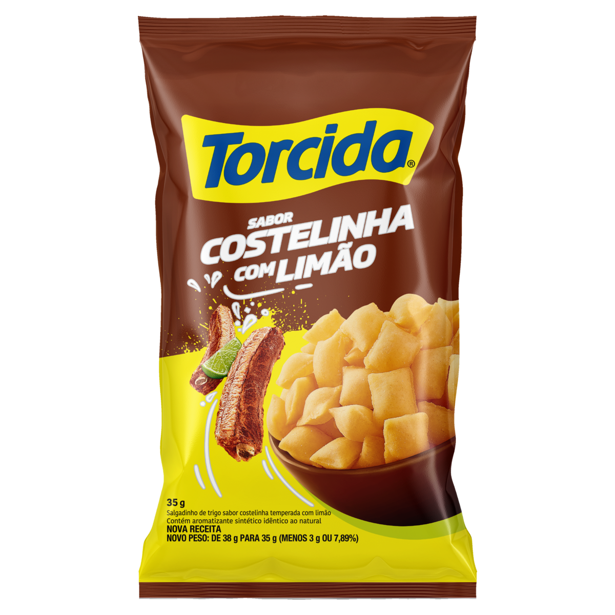 imagem de SALGADINHO TORCIDA COSTELA COM LIMAO 35G