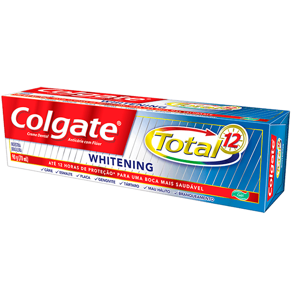 imagem de CREME DENTAL COLGATE TOTAL 12 WHITENING 180G