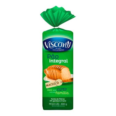 imagem de PAO DE FORMA VISCONTI INTEGRAL 400G