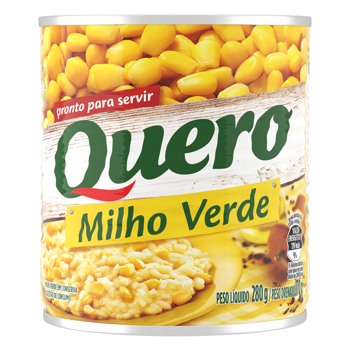 imagem de MILHO VERDE QUERO LATA 170GR