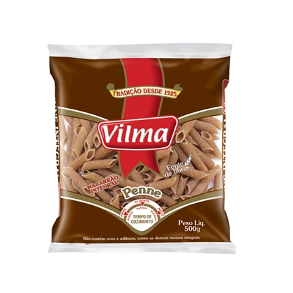 imagem de MAC VILMA INTEGRAL PENNE 500GR