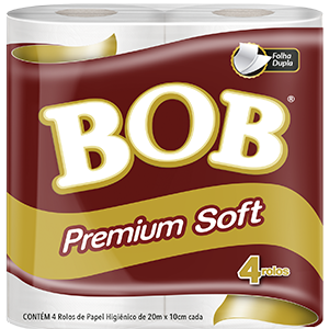 imagem de PAPEL HIG BOB PREMIUM SOFT FD 20M com 4 NEUTRO