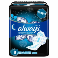 imagem de Absorvente ALWAYS NOTURNO SECA com ABAS LV8PG7