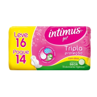 imagem de Absorvente INTIMUS GEL TRIPLA PROT SECA com ABAS L16P14