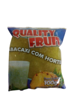 imagem de POLPA QUALITY FRUIT ABACAXI com  HORTELA 100G