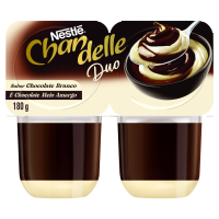 imagem de SOBREMESA CHANDELLE  DUO CHOC BRC/CHOC MEIO AMARGO 180G