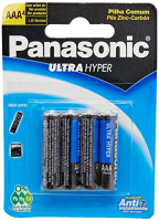 imagem de PILHA PANASONIC ULTRA HYPER AAA PALITO com 4