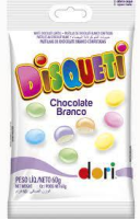 imagem de DISQUETI DORI Chocolate BRANCO 60GR