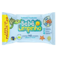 imagem de TOALHA UMED BEBE LIMPINHO LV140PG120