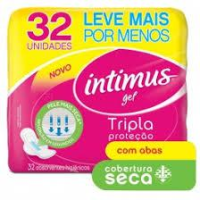 imagem de Absorvente INTIMUS GEL TRIPLA PROT SECA com ABAS com 32