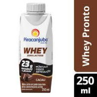 imagem de BEBIDA PIRACANJUBA Chocolate WHEY ZERO LACTOSE 250ML