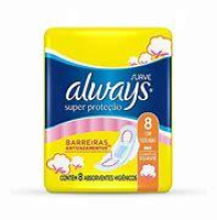 imagem de Absorvente ALWAYS BASICO SUAVE com ABAS com 8