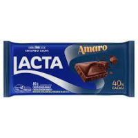 imagem de CHOCOLATE LACTA AMARO 80GR