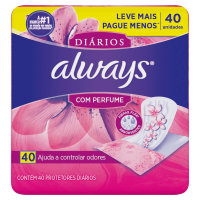 imagem de Absorvente ALWAYS com 40 LV+ PG-