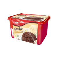 imagem de SORVETE AMARETTO CHOCOLATE BAUNILHA 1,5L