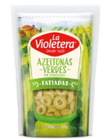 imagem de AZEITONA VERDE LA VIOLETERA FATIADA SC 120G