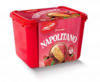 imagem de SORVETE AMARETTO NAPOLITANO 380ML 190GR