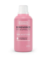 imagem de REMOVEDOR DE ESMALTE FARMAX S/ACETONA 100ML